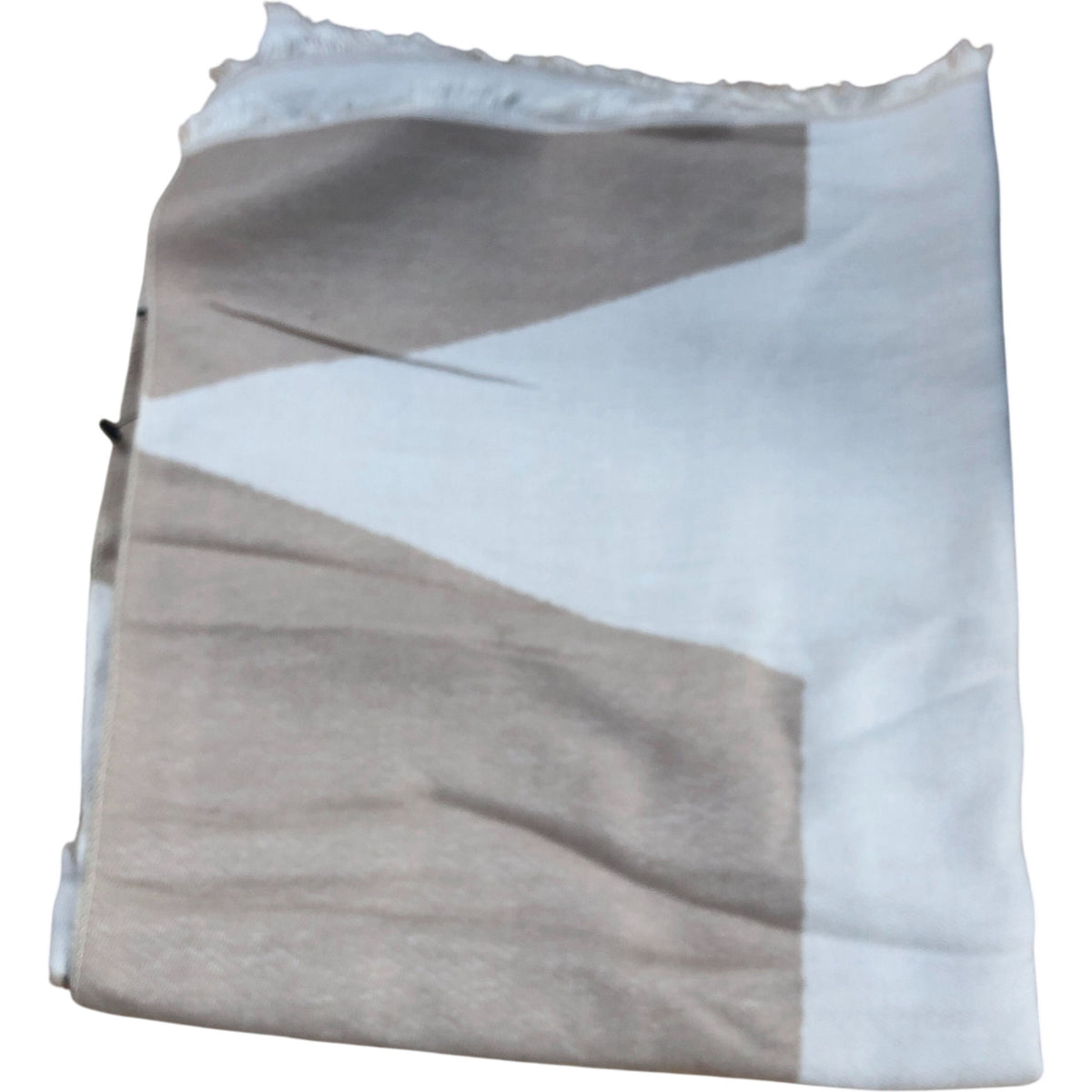 Grey Star Print Mid Weight Scarf