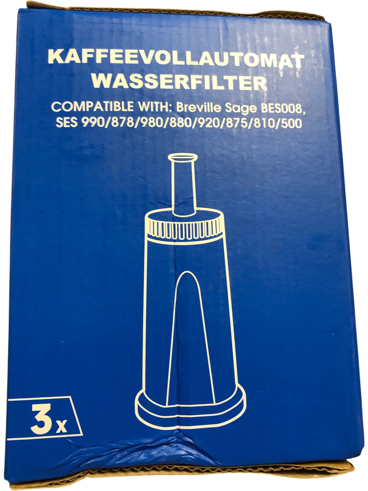 Breville Water Filter Cartridges Pack of 3 BPA Free Coffee Filter Replacement