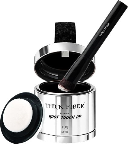 Thick Fiber Premium Root Touch Up Black 10g Hair Loss Concealer Powder