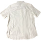 French Connection XL Men's White Short Sleeve Button Up Shirt Cotton Casual