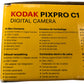 KODAK PIXPRO C1 Digital Camera 13MP 4X Zoom USB-C Wrist Strap New Condition