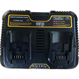 LABTECH DCB102 Jobsite Charging Station For 18V Lithium Ion Power Tool Batteries