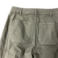 Khaki Washed Barrel Chino Trousers Size 8L