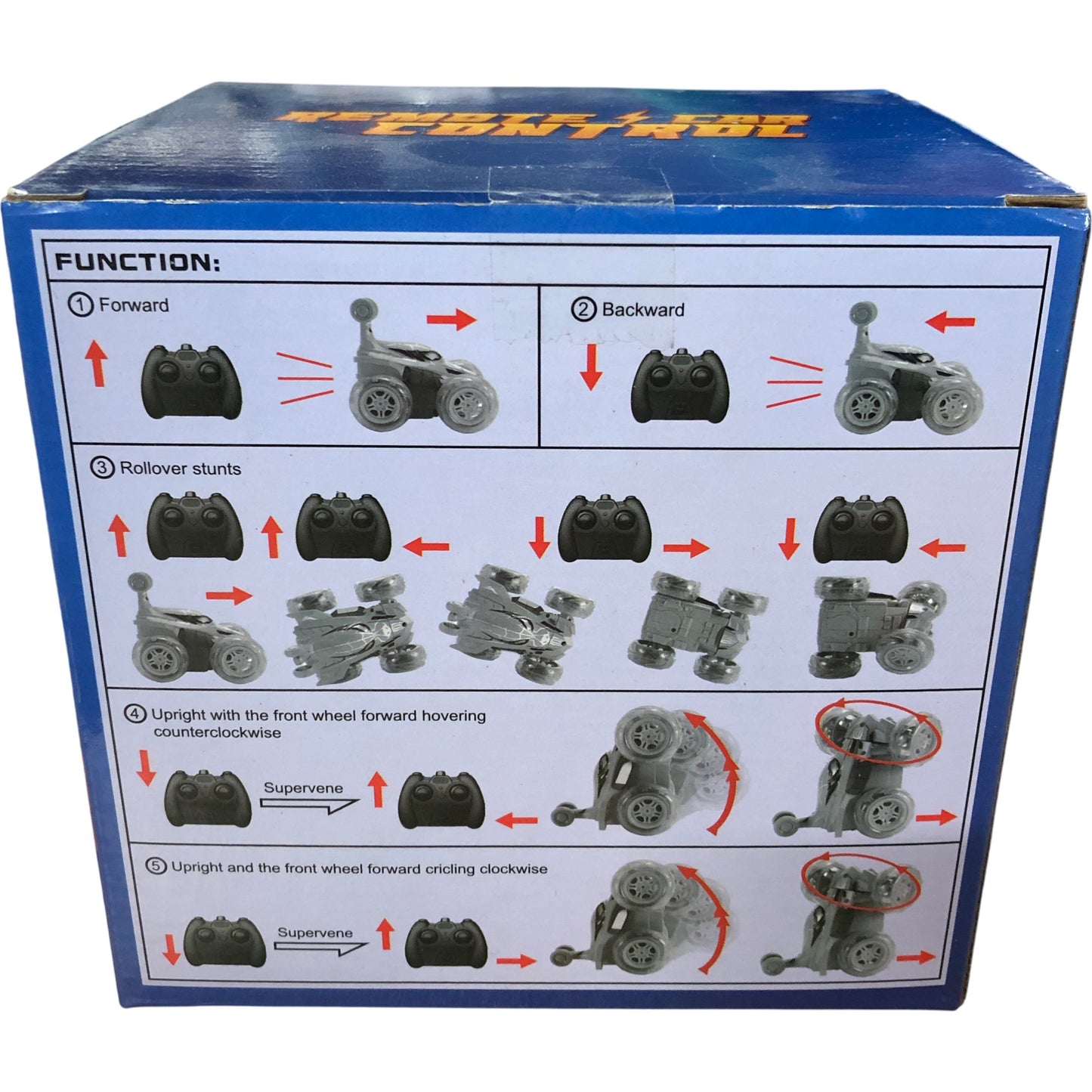 Happy Go Spider Remote Control Car 360 Degree Stunt Rechargeable Toy