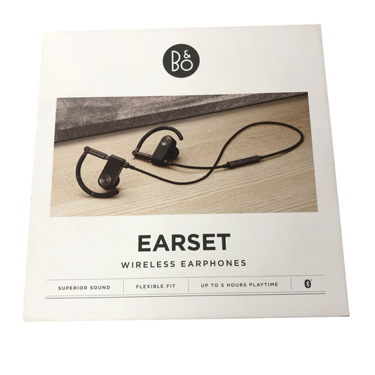 Bang & Olufsen Earset Wireless Earphones Superior Sound Flexible Fit Graphite