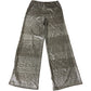River Island Metallic Wide Leg Trousers Women's Elasticated Waist - Size S