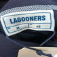 Lagooners Men's Cedar Rugby Top Burgundy Navy Long Sleeve Shirt Size M