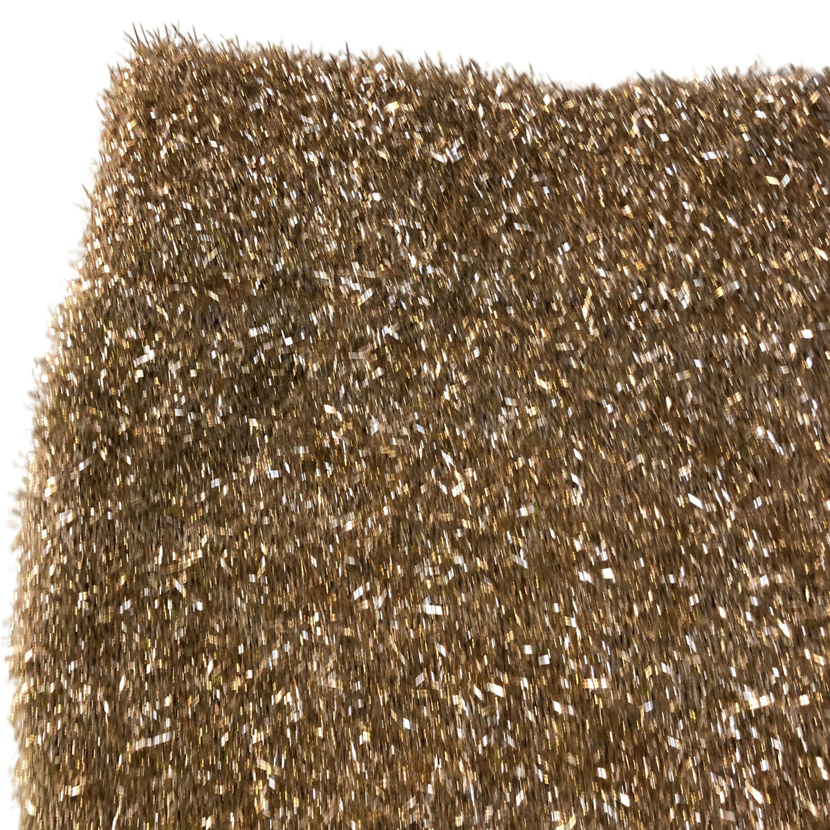 River Island Tinsel Gold Midi Skirt UK Medium Women's Sparkly