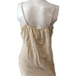 River Island Relaxed Cream Camisole UK8 Women's Button Detail Strappy Top