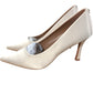Carvela Corletta Court Heels UK 6.5 Women's Satin White Chic Elegant Design