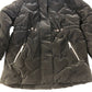 River Island Puffer Jacket Women's Black Heart Quilted Warm Hooded 5-6 Years