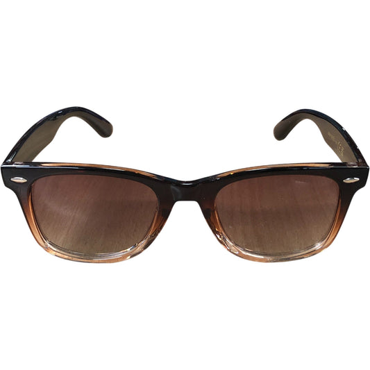 Tianyasy Square Sunglasses Brown Gradient Lens Unisex Stylish