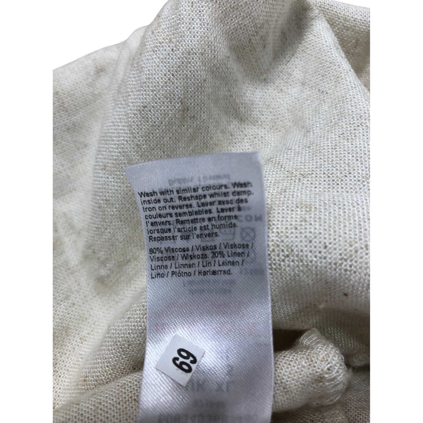 River Island Stone Light Trousers XL Women's Casual Lightweight UK