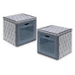 Home Click Cabibox Storage Box 30x30x30cm Installation Free Foldable Patterned