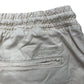 River Island Studios Mens Large Beige Cotton Blend Elasticated Shorts