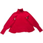 River Island Red Ribbed Turtleneck Sweater