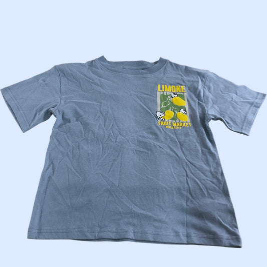 Hello Kitty T-Shirt 8 Years Girls Blue Limone Fruit Market