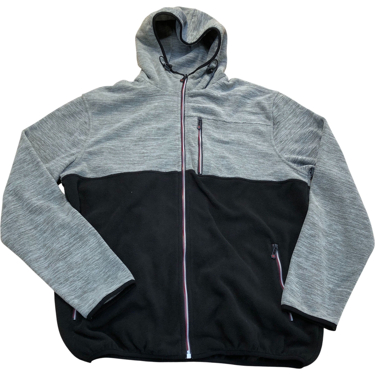 Brave Soul Activewear Grey & Black Jacket Size XL