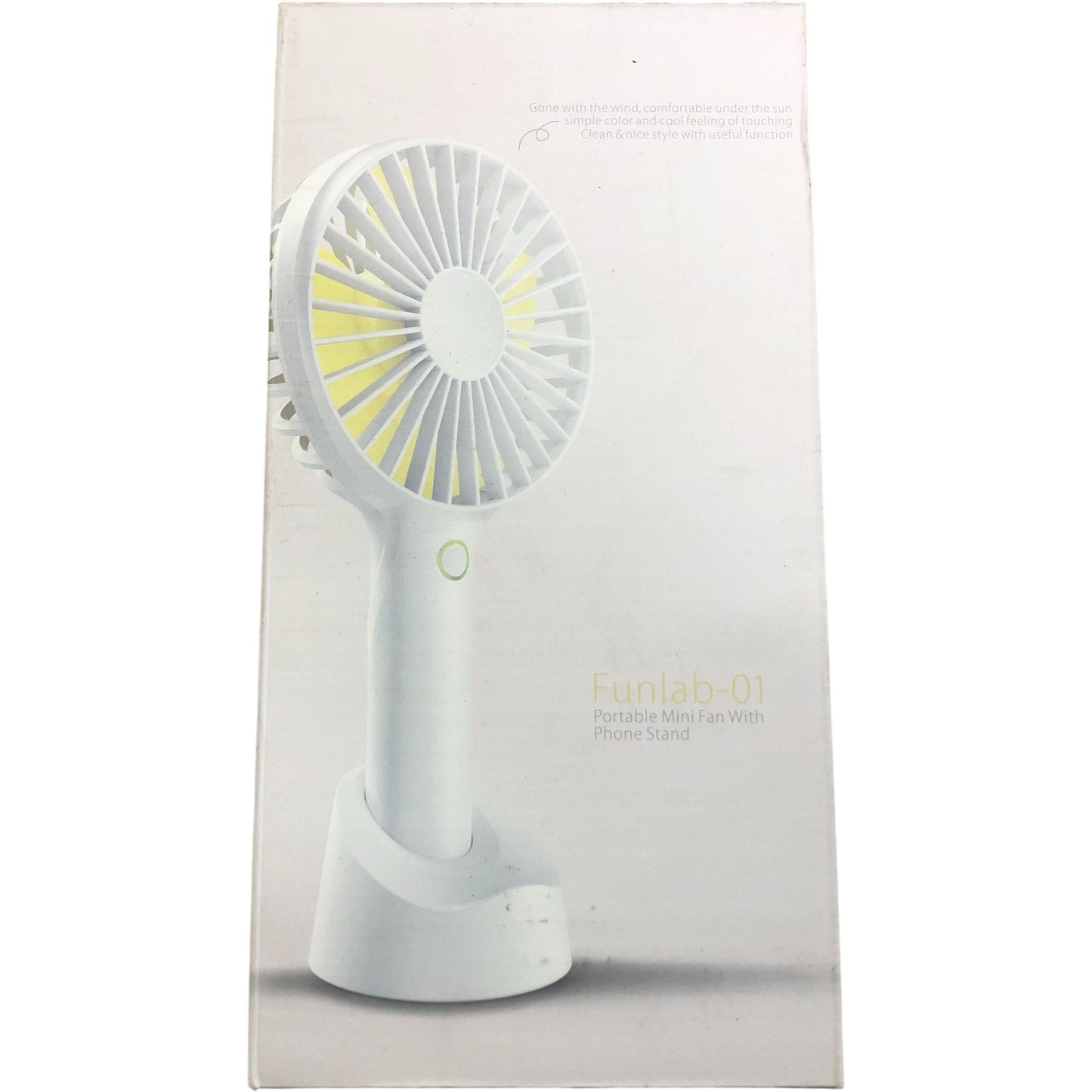 Portable Mini Fan With Phone Stand Funlab 01 USB Rechargeable Pink
