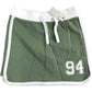 RIVER ISLAND Girls Skirt UK7-8 Casual Green Number 94 Drawstring Style