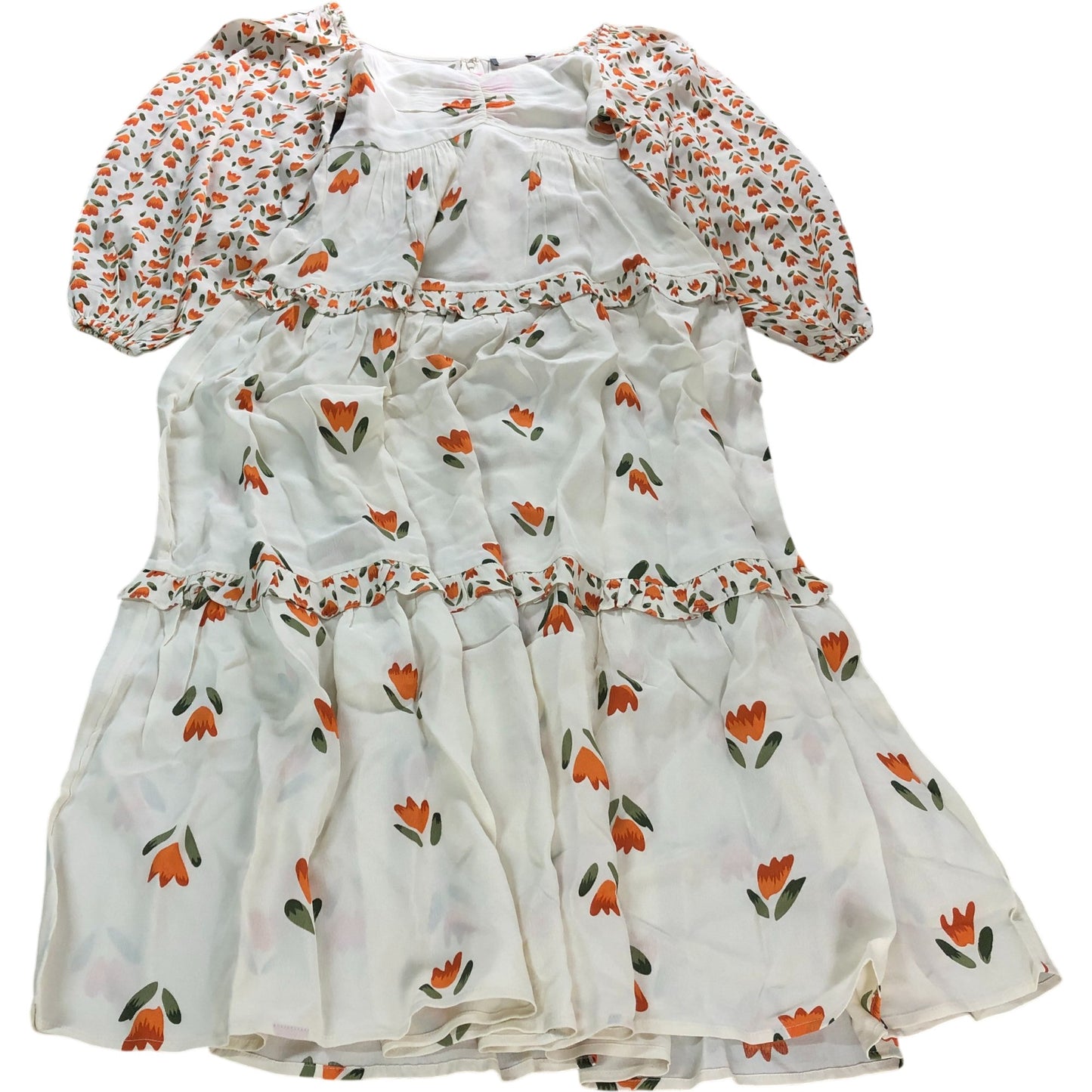 Branded Tulip Print Maxi Dress - Size 12