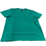 Crew Clothing Company T-Shirt XL Men's Green Cotton Short Sleeve Classic