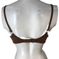 LOUNGE Push Up T-Shirt Bra 32C Women's Brown Recycled Nylon New with Tags