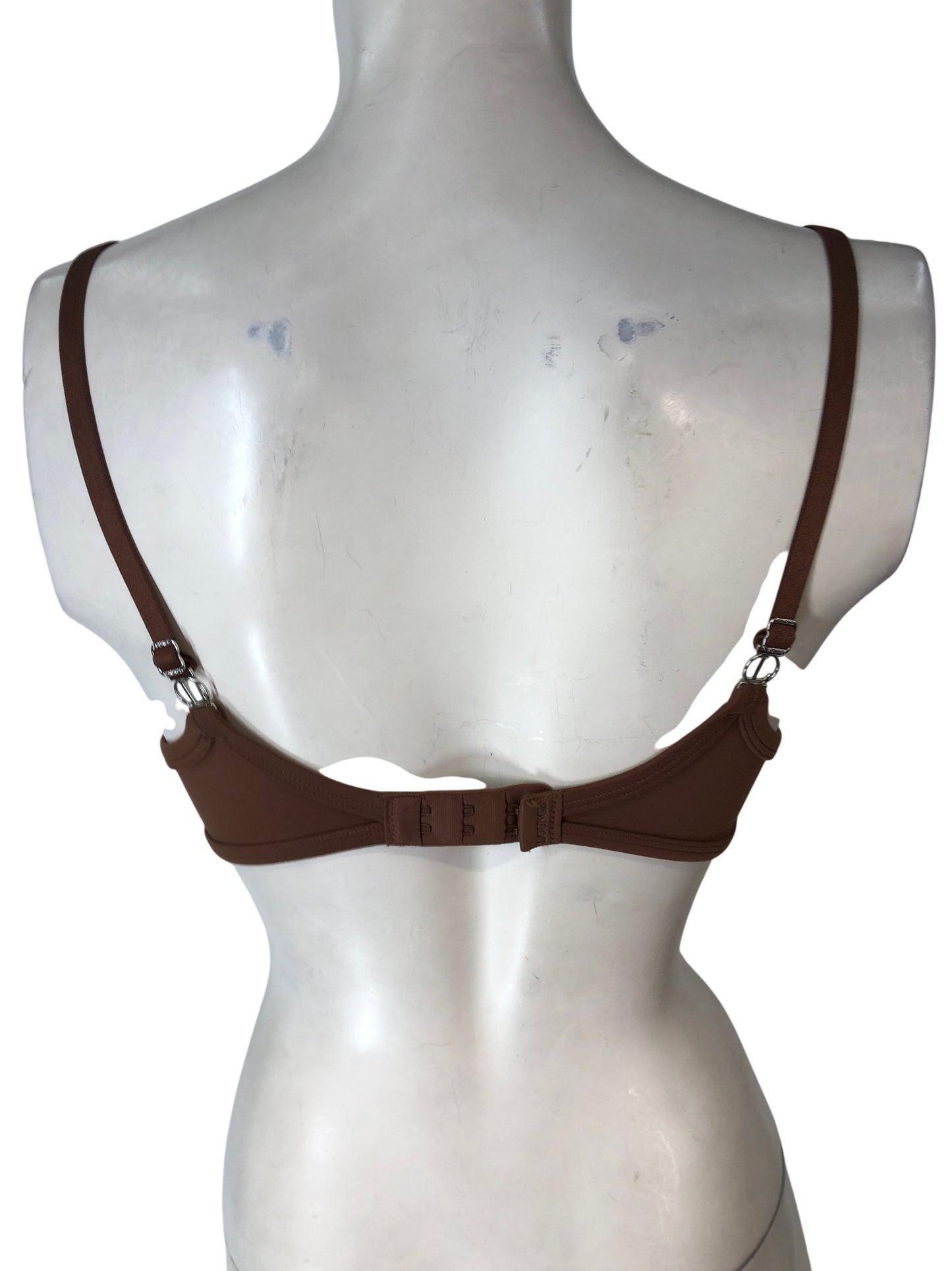 LOUNGE Push Up T-Shirt Bra 32C Women's Brown Recycled Nylon New with Tags