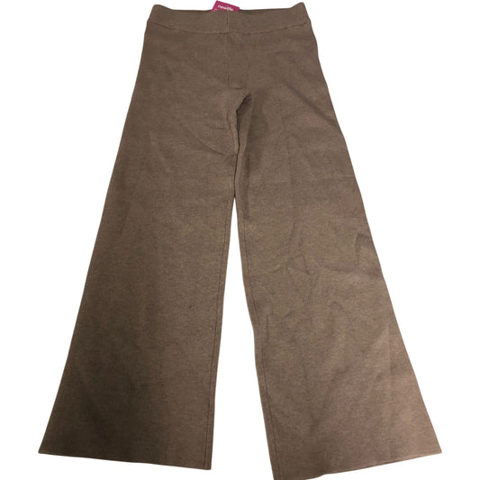 River Island Wide Leg Trousers UK Size 10 Women's Soft Viscose Blend Brown