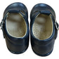 Hampton Classics Jamie First Walker Shoes Baby Navy Leather Size 3.5 Infant