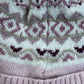 Trotters Frankie Fair Isle Beanie Pink Baby Warm Knit Hat Size ML