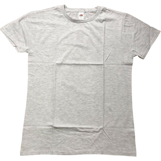 Fruit Of The Loom Iconic 150 T Shirt M Grey Short Sleeve Men Casual Wear