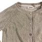 MarMar Copenhagen Girls Cardigan Size 4-5 Years Beige Knit Button Front