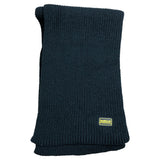 Barbour International One Size Mens Black Knit Scarf Warm Winter Accessory