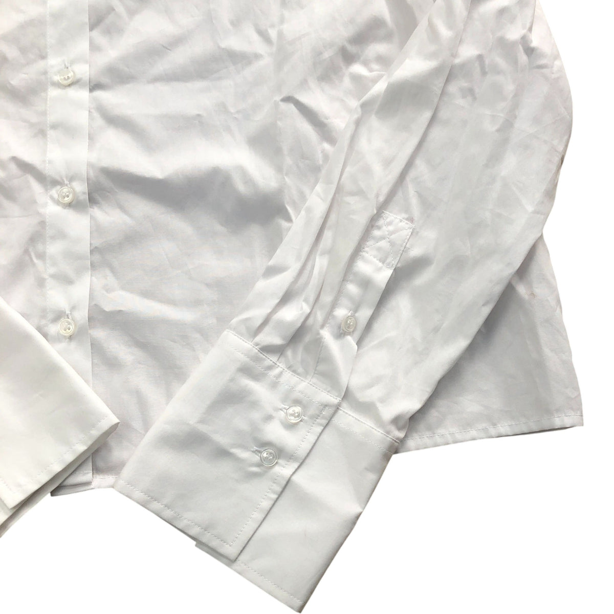 Baukjen Corey Organic Cotton Cropped Shirt Pure White Size 16
