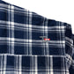 D555 Red Morris French Navy Check Cotton Shirt 5XL