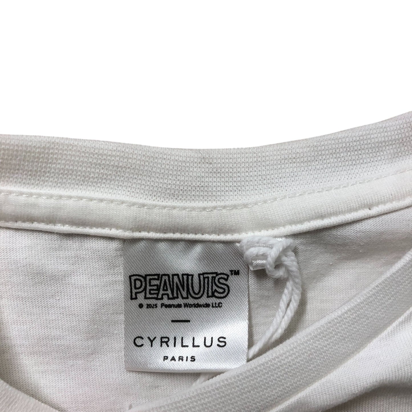 Cyrillus x Peanuts Snoopy Long Sleeve T-Shirt 8 Years Kids White Love Is Graphic