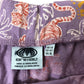 Animal Purple Tiger Print Pyjama Shorts Organic Cotton Size 14