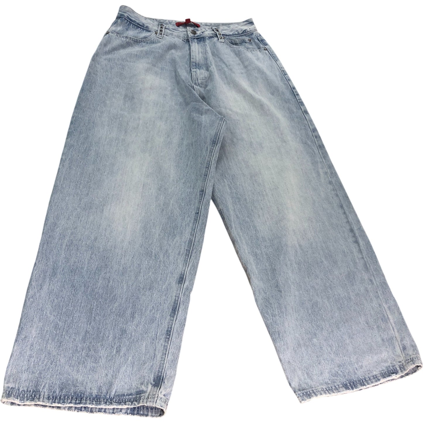 Jaded London Women's 32 Super Baggy Jeans Light Blue Size 14