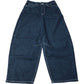 River Island Denim Barrel Leg Jeans Dark Blue