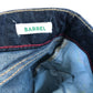 River Island Denim Barrel Leg Jeans Dark Blue