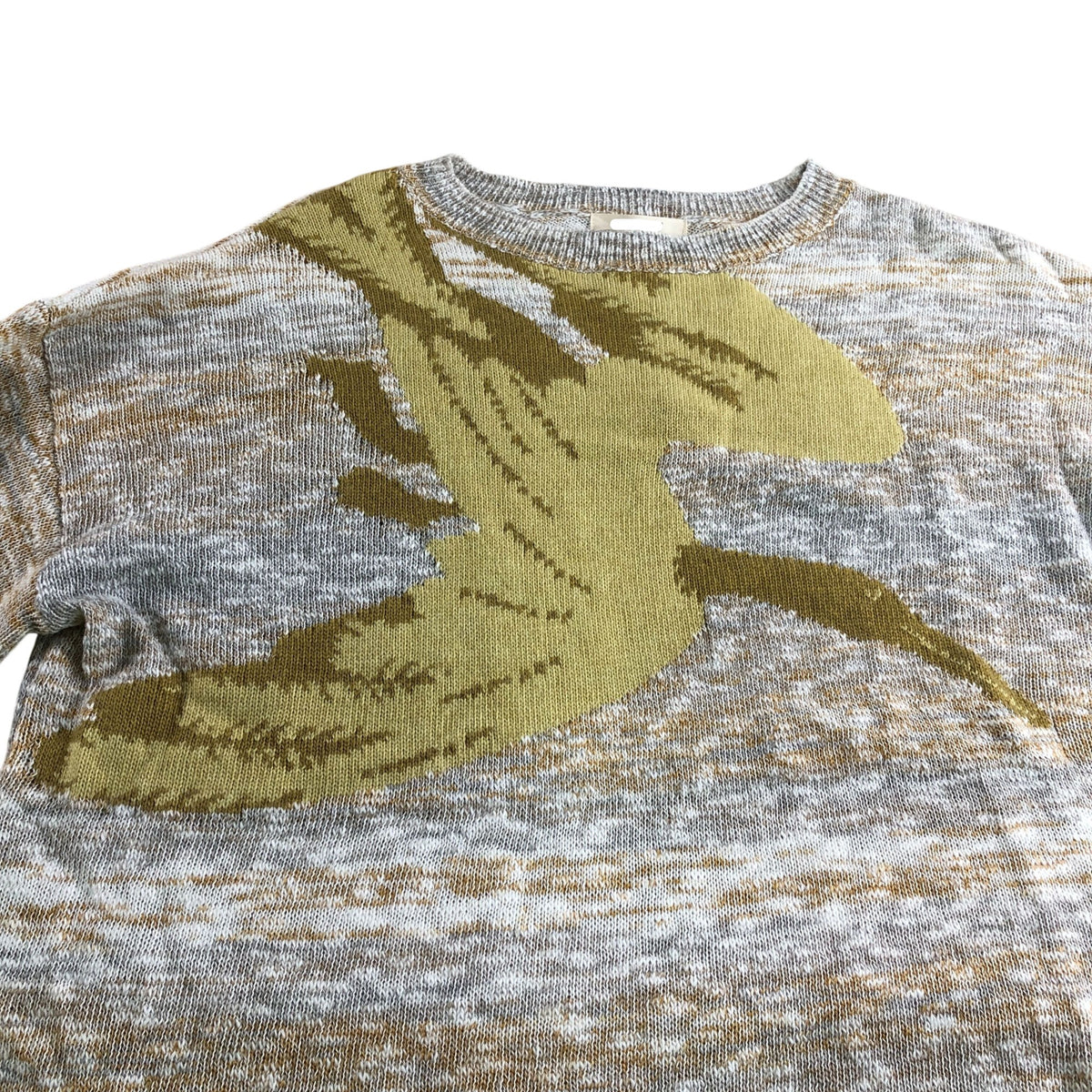 Ibis Intarsia Jumper UK12 Women's Multicolour Casual Sweater
