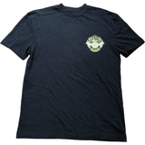 River Island Graphic T-Shirt Size S Men's Regular Fit Black Cotton 1978 Design