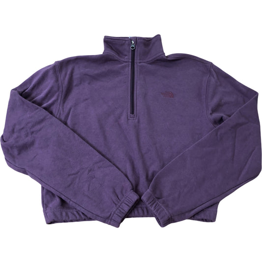 The North Face Women's XS Purple Quarter Zip Sweater Casual Warm Top