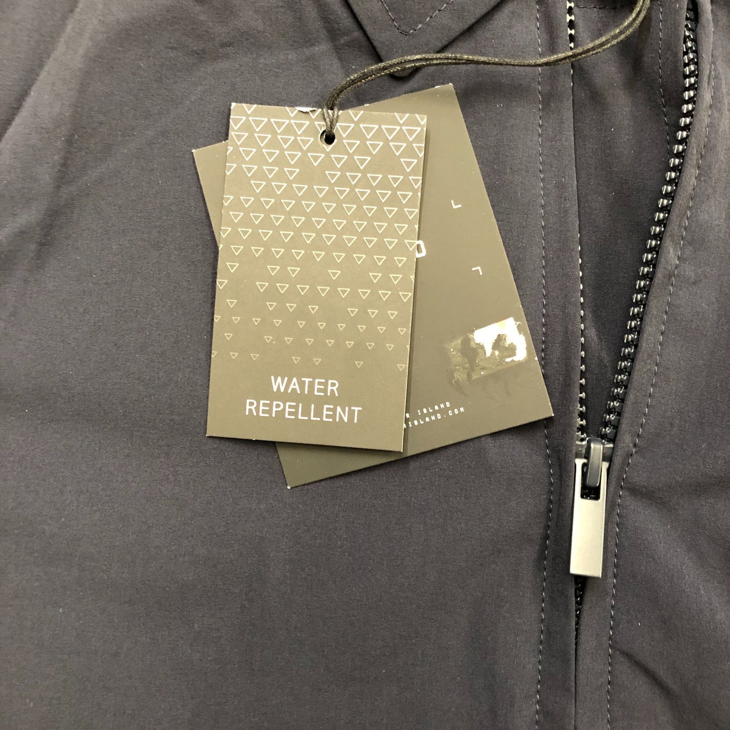 River Island Men's Lightweight Water Repellent Jacket Size S Navy Blue