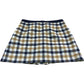 Branded Checked Mini Skirt  - Size 16