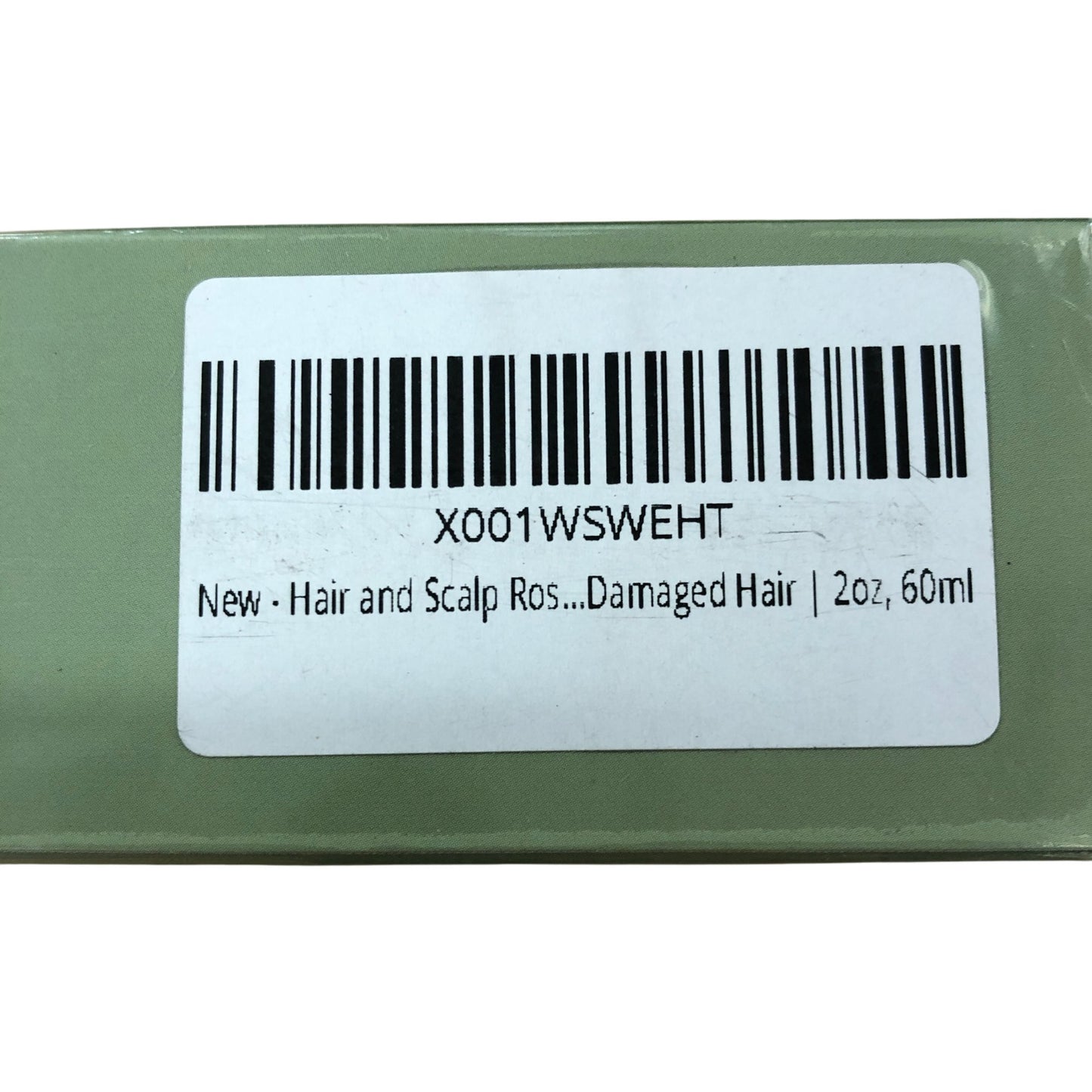 THE BEAUTY CENTRE Rosemary Mint Scalp & Hair Strengthening Oil 2oz Daily Use