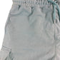 AVANT GARDE Cargo Shorts Size M Men's Light Blue Cotton Adjustable Waist