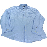 Ben Sherman XXL Long Sleeve Shirt Sky Blue Cotton Men Classic Fit