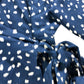 Dancing Leopard Wrap Dress Size 6 Women's Blue White Spot Pattern